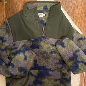 Camouflage Fleece Pullover